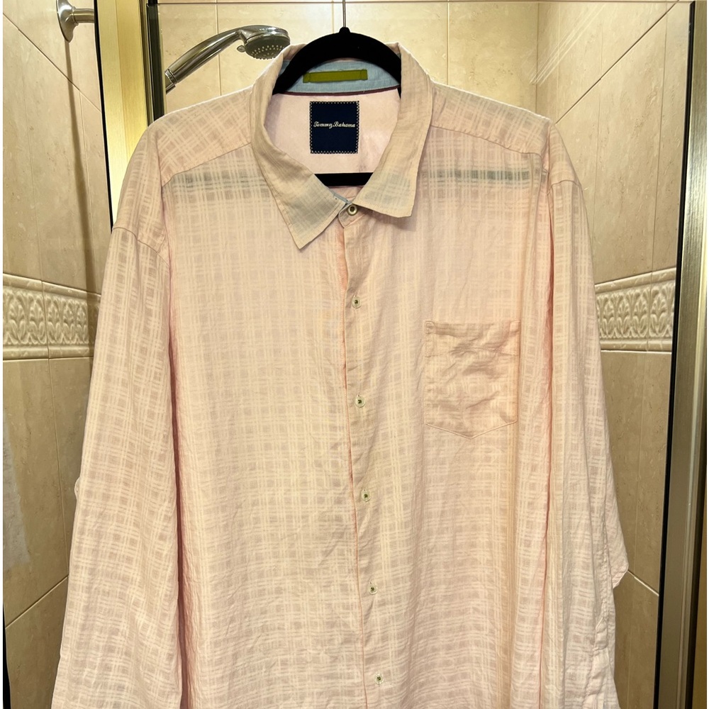 Tommy Bahama button down long sleeve mens shirt